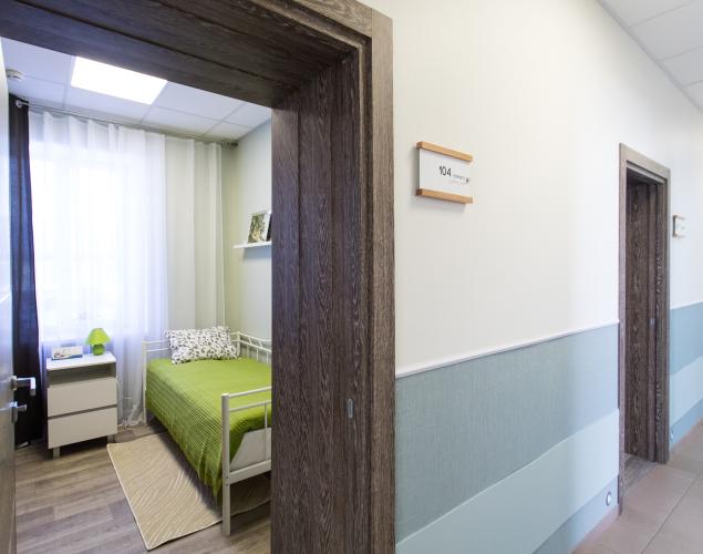Interior room nursing home.