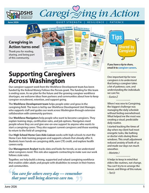 Page 1 thumbnail of June's issues.