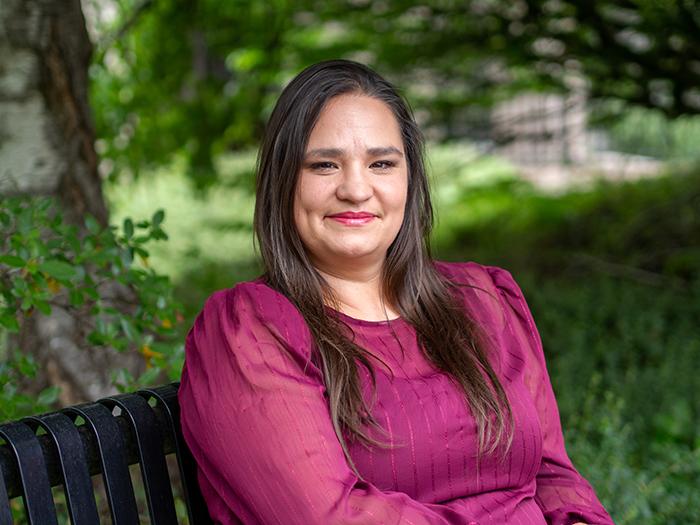 Woman caregiver portrait.