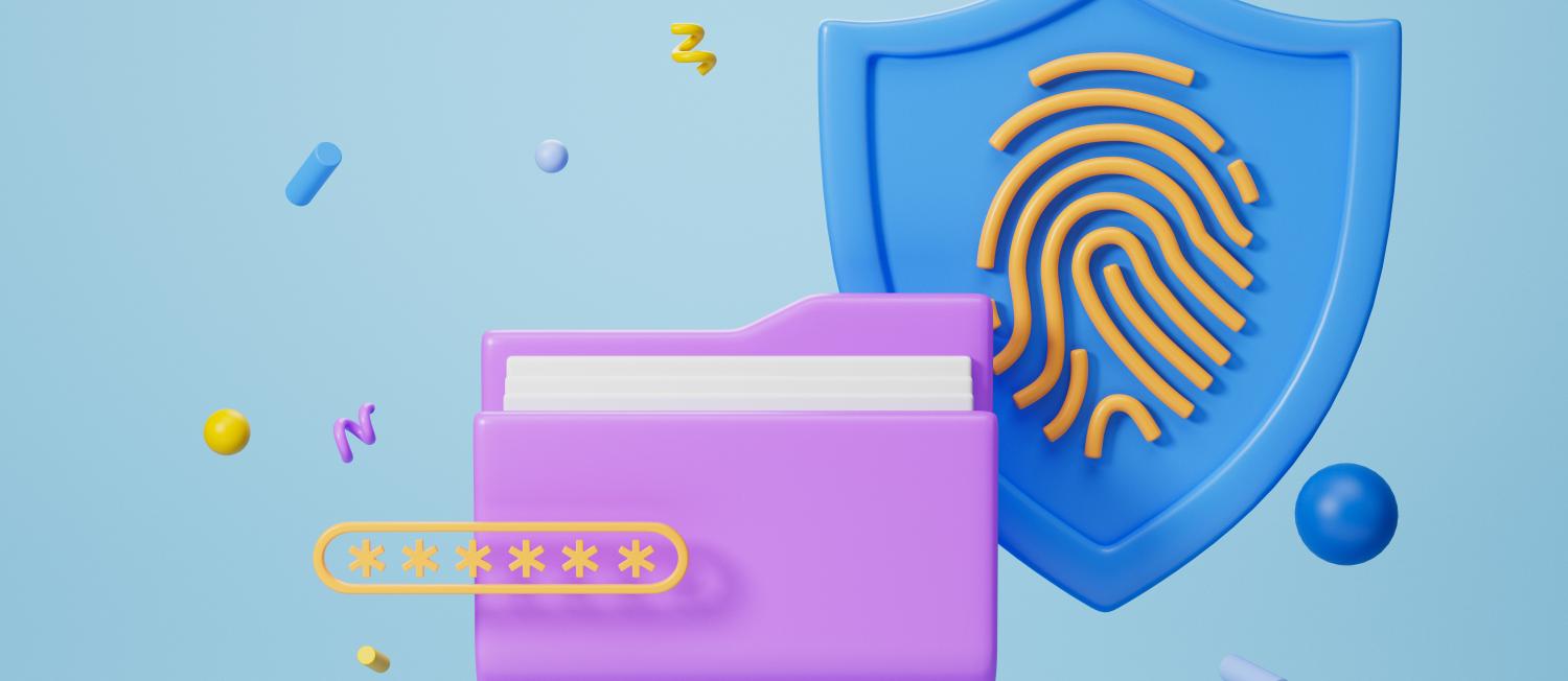 Fingerprint background check with a safe folder to turn in your application.